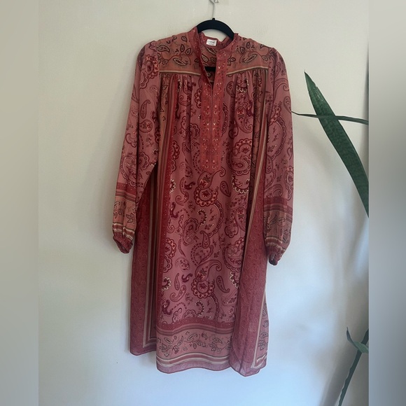 Aritzia Wilfred woman’s Solene Paisley tunic dress - Picture 6 of 16